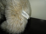 Russ Berrie UK England RUFFY Shaggy Dog Real Suede Paws Item 864