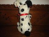 Antique Silk Plush Dalmatian Dog Felt Tongue Wire Posable Google Eyes 11 inch