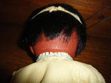 Vintage Regal Canada Native American Boy Doll Leather Outfit Beads & Moccasins