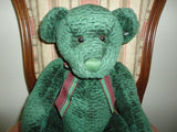 Russ Bears From Past SPEARMINT Green Bear Large 17 inch All Tags 4638