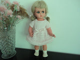 König und Wernicke Germany Antique 50s Doll 17" Glass Eyes Porcelain Teeth Cries