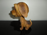 Vintage BOBBLE HEAD DOG 5 inch Hand Painted