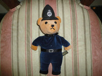 Velveteen Bean Bear Company Great Britain UK ER Police Bobby Real Velvet