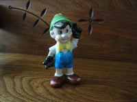 PINOCCHIO Porcelain Figurine Vintage Hand Painted Japan 4.75 inch