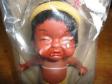 Regal Toy Indian Moody Cuties Crying Doll Suede Clothing Handpainted 4.5 inch