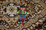 Old Vintage Wooden String Puppet Clown 3.5 Inch