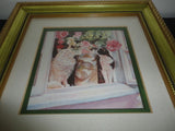 UK Artist Wendy Stevenson DANGEROUS MISSION Cats Art Print Made England Framed