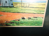 Canadian Artist Morag W. Ltd Ed 43/300 Islandscapes Art North Cape PEI Signed