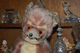 Vintage Anker Germany Mohair Dralon Raccoon Plush Toy 1970s So Cute