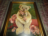 One & Only Bears Artist Michelle Lamb OOAK SWEETHEART Bear Photo Art Card Framed
