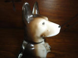 Vintage Bavaria Germany Porcelain German Shepherd Dogs Mother Pups Figurine