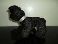 Antique UK BLACK CAT Silk Plush Chiltern Hygenic Toys Made in England w Tag