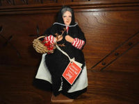 Vintage Handmade by Jay Dublin Flower Seller Collectors Character Doll Ireland