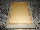 Antique USA Lithograph Richmond Irwin Kelsey Boats Dock Water Nr 5748 Framed