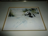 Canadian Artist Dale Cooper BAMBOO PALACE Panda Art Print Framed
