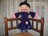 Witch Rag Doll Toverland Sevenum Belgium Theme Park Souvenir 27.6 in RARE