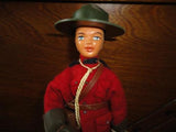 Happy Dolls 60s/70s England Peggy Nisbet RCMP T/10 Canada Mountie Police Doll 7"