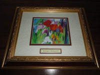 Georges Dedoyard Famous Canadian Artist Print Flowers Framed