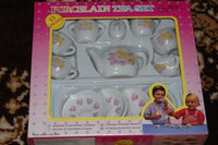 Dutch Spanish Sleeping Beauty Princess Porcelain Tea Set 13 Pieces NIB