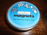 Seagull PEWTER 8 Mini Magnets 2 Tin Sets Noahs Ark & Canada Made Nova Scotia