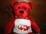 Holy Bears 2001 GOD BLESS CANADA Bear 9" with Mint Bible Booklet RETIRED