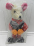 Vintage 2 Monchichi with Pacifiers & German Wool Mouse Mint in Bag