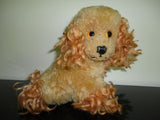 Antique Cocker Spaniel Dog Trimingham's Bermuda Alpaca Fur Glass Eyes RARE