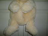 Aurora Polar Bear Furry Plush Backpack School Bag Handmade 18 inch