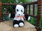 Vintage 1970s German Panda Bear Glass Eyes 16 Inch