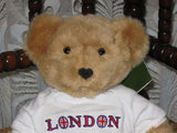 Harrods Soft Toys Teddy Bear White London T-Shirt 9 inch