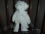 Hallmark Bear Winter White Skating Teddy Fully Jointed