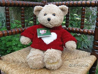 Harrods Uk Valentines Bear 16 Inch Knitted Heart Sweater