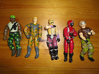 GI Joe Action Figures Mixed Lot 5 Hasbro 3.5 inch Assorted Characters Mixed M