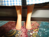 Antique 1950s Rubber Doll 10.5 inch Marked P Fully Jointed Twisting Waist