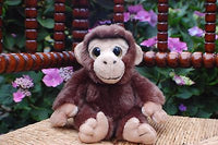 Paws UK Gorgeous Soft Brown Monkey Plush 8 Inch Whitehouse Leisure Google Eyes