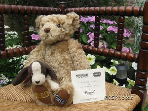 Merrythought Bruno Official RSPCA Bear and Russ Puddles