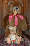 Hermann Germany Standing Teddy Baby Zotty Bear STUDIO WORLD LARGEST SIZE 23 Inch