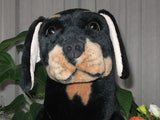 Nico Toy Holland Doberman Dog Plush 20 inch 51 cm RARE