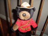 Stuffed Animal House RCMP Sergeant Blackbeary Bear