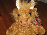 Sawley Fine Arts UK Faithful Friends Scottish Highland Bull Handmade Collectible