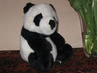 A-One Plush Toys TCC Continuity Holland PANDA Bear 9 Inch Black White Soft Plush