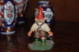 Rien Poortvliet Classic David the Gnome Kabouter Statue Hansli