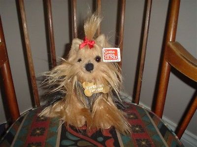 Gund Yorkshire Terrier Dog Plush 9 Inch 13073 All Tags 2001