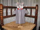 Steiff German Wolf Hand Puppet  6474/27 With Stand NO ID