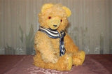 Antique Thuringia Germany Yellow Teddy Bear 1930s Silk Plush 18 inch 46 cm