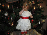 Antique Original German Kestner Doll Flirt Eyes Two Teeth 38cm - 15 inch Marked