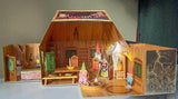 Rien Poortvliet David the Gnome House KABOUTERHUIS Cardboard Building Boards VTG