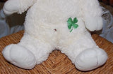 Happy Horse White Lamb Sheep Soft Baby Toy Lucky Clover Farm 2007 New 13 inch