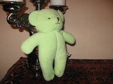 Baby Safe Dutch Green Teddy Bear w Rattle