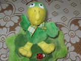Nicky Toy Holland Duck & Ladybug on Leaf Plush Toy